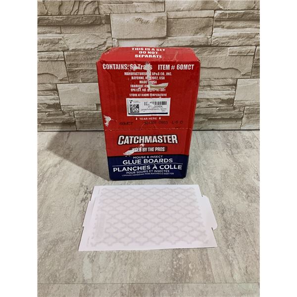 Lot of 60 Catchmaster Mouse & Insect Glue Boards