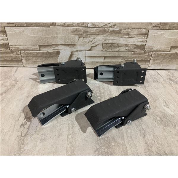 4 Pcs Locking Caster Mounts