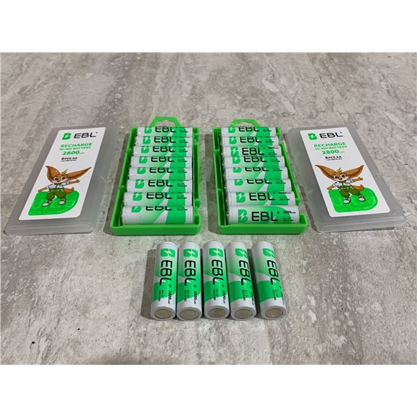 Ebl rechargeable Ni-MH Battery 2800 mah 21 Pcs