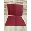 Image 4 : Lot of 33 File Folders Red