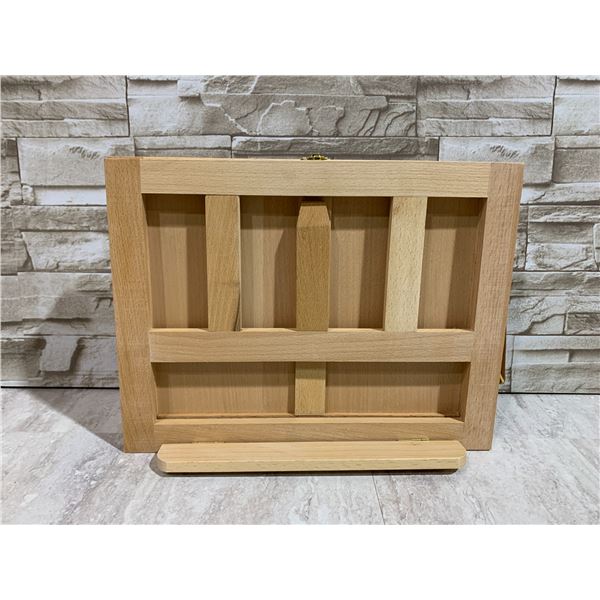 78 Pcs Acrylic Painting Set 48 Paints Wood Table Top Easel Box Brushes And Pads for Adult Artists