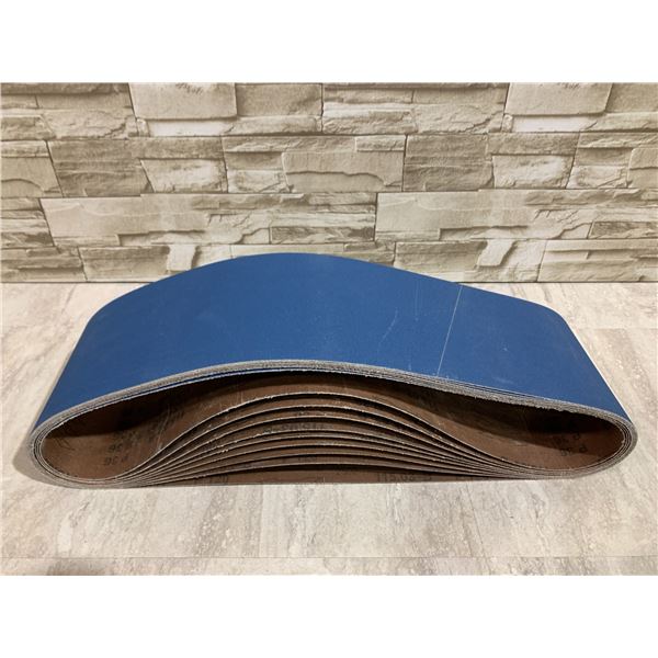 Lot of 9 Sanding Belts 2504 115.03-B P36