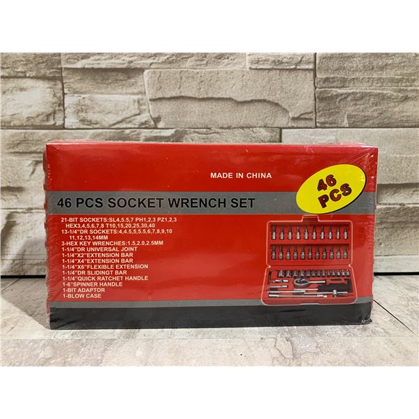 46 Pcs Socket Wrench Set
