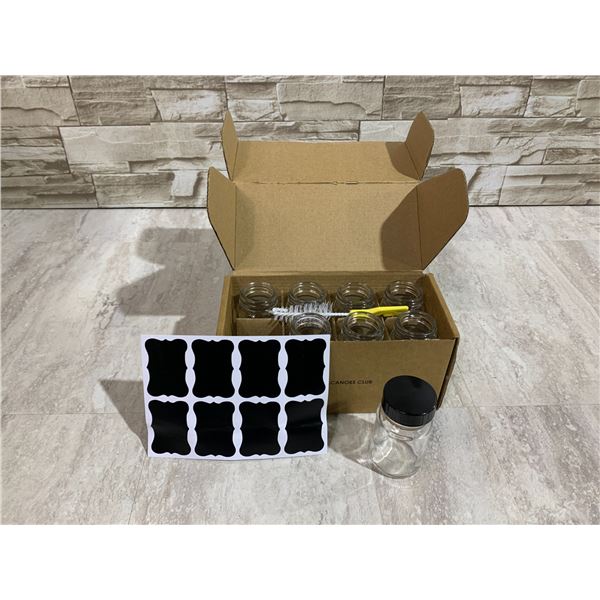 Volcanoes Club - Clear Glass Bottles w/ Lids - 2oz