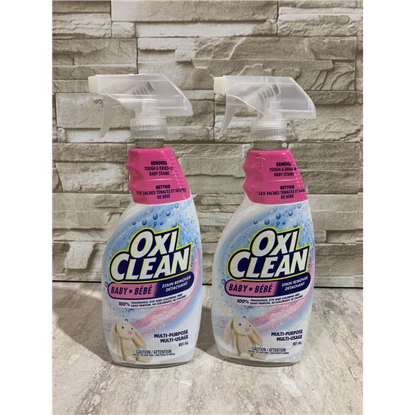 Lot of 2 Oxi-Clean Baby Stain Remover Multi-Purpose 651ml