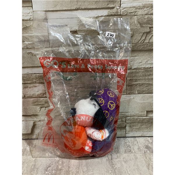McDonalds 60s Love And Peace Snoopy Plush