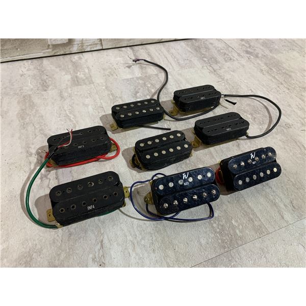 Lot of Electric Guitar Humbucker Pickups - Ibanez INF & Wilkinson