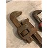 Image 2 : Lot of Mixed Sized Pipe Wrenches for Plumbing