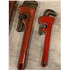 Image 6 : Lot of Mixed Sized Pipe Wrenches for Plumbing