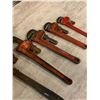 Image 7 : Lot of Mixed Sized Pipe Wrenches for Plumbing