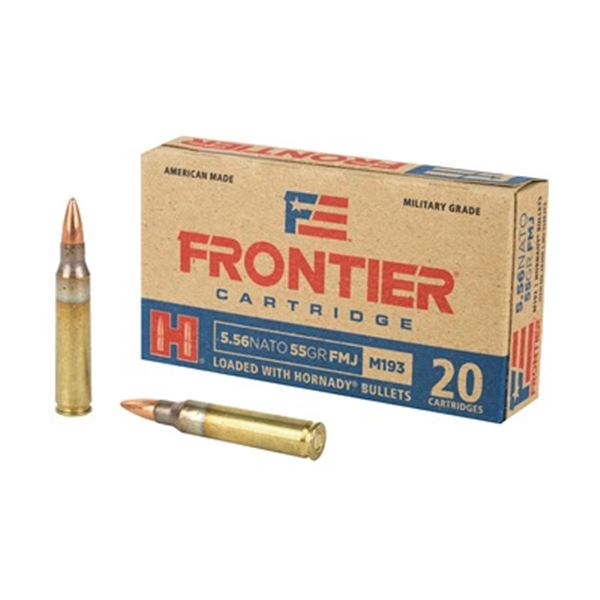 FRONTIER 556NATO 55GR FM193 - 500 Rounds