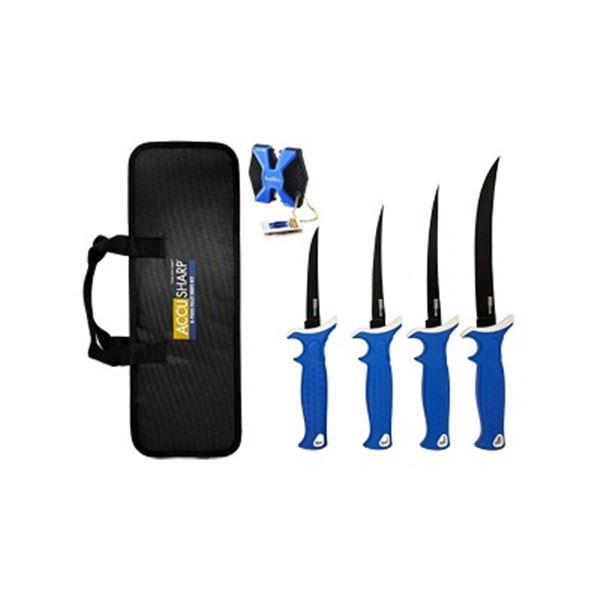 ACCUSHARP 6 PIECE KNIFE & SHARPENER