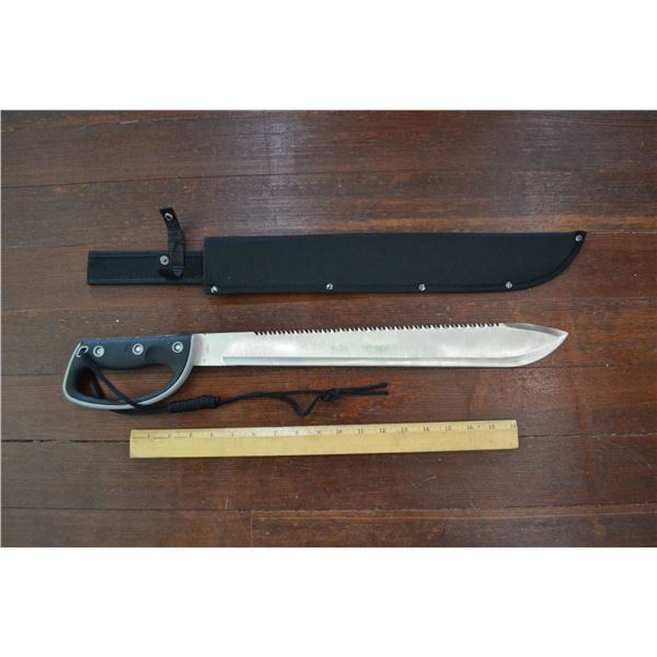 24.75" RUBBER GRIP MACHETE