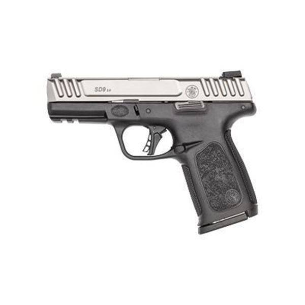 S&W SD9 2.0 9MM 4" 16RD BLK/SLV