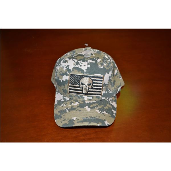 American Flag Punisher Cap - Digital Camo
