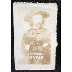 1948 TOPPS MAGIC PHOTO GENERAL CUSTER WILD WEST TR