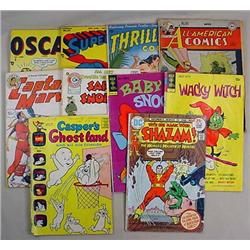 LOT OF 10 VINTAGE COMIC BOOKS - Some as Early as t