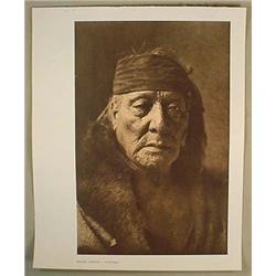 VINTAGE EDWARD S. CURTIS NATIVE AMERICAN INDIAN PR