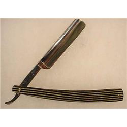 VINTAGE W.R. CASE AND SONS ART DECO STRAIGHT RAZOR