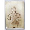 Image 1 : CIVIL WAR ERA CABINET CARD PHOTO OF A SOLDIER W/ K