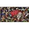 Image 1 : LARGE LOT OF VINTAGE MARBLES - INCL. SHOOTERS