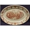 Image 1 : VINTAGE WALLACE CHINA PLATTER - WESTERN DESIGN - A