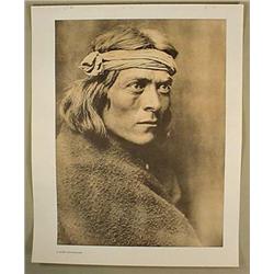 VINTAGE EDWARD S. CURTIS NATIVE AMERICAN INDIAN PR