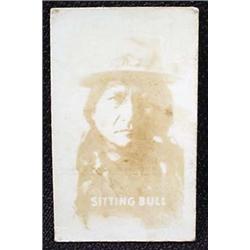 1948 TOPPS MAGIC PHOTO SITTING BULL WILD WEST TRAD