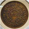 Image 1 : 1863 CIVIL WAR ERA TOKEN - SHOOT HIM ON THE SPOT -