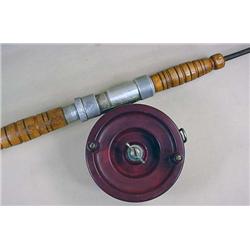 VINTAGE FISHING POLE W/ TROLL MASTER REEL - Approx
