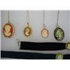 Image 3 : LOT OF VINTAGE CAMEO JEWELRY - Incl. Necklaces, Br