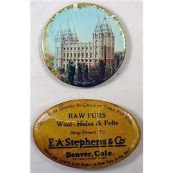LOT OF CELLULOID - ADVERTISING SHARPENING STONE AN