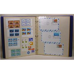 STAMP COLLECTION IN ALBUM - INCL. 1ST DAY COVERS