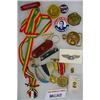 Image 1 : LOT OF MISC. TREASURES - Incl. Medals, Pinback But
