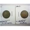 Image 2 : LOT OF 4 LIBERTY / V NICKELS - 1911, 1907, 1908 an