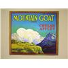 Image 4 : LOT OF 3 VINTAGE FRUIT LABELS - Mountain Goat, Sta