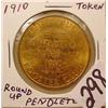 Image 1 : 1910 PENDLETON ROUND-UP LET ER BUCK TOKEN - Approx