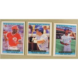 LOT OF 3 VINTAGE CRACKER JACK MINI BASEBALL CARDS 