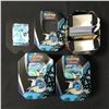 Image 1 : LOT OF 3 VAOPERON TINS 1 VAPOREON TRADING CARD AND SEVERAL LOOSE CARDS