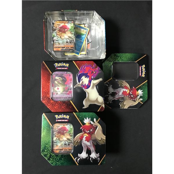 LOT OF 3 POKEMON TCG TINS