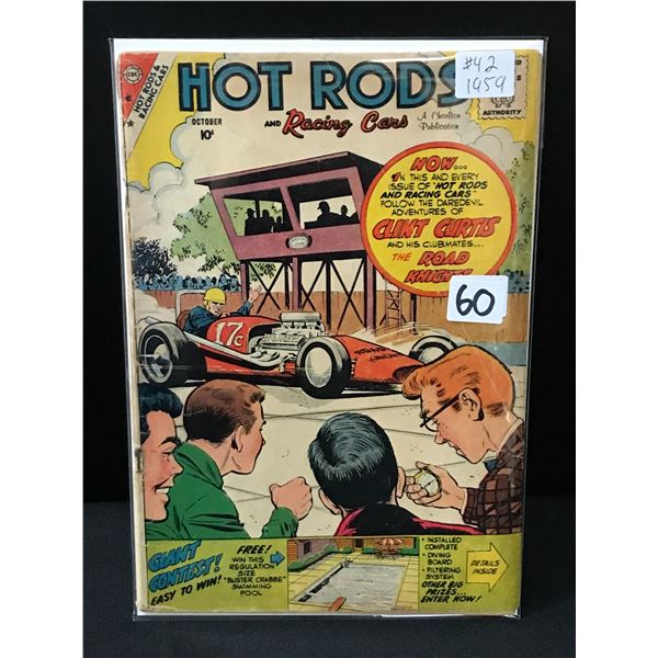 HOT RODS AND RACING CARS #42 (1959) - A CHARLTON PUBLICATION