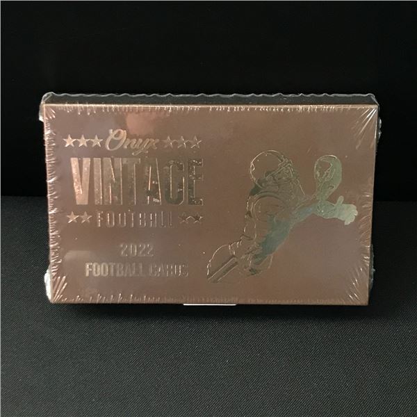 2022 ONYX VINTAGE FOOTBALL SEALED BOX