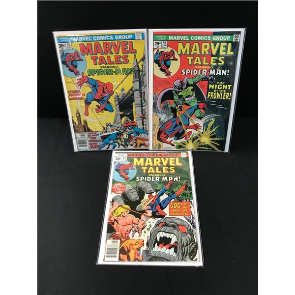 LOT OF 3 MARVEL TALES COMICS