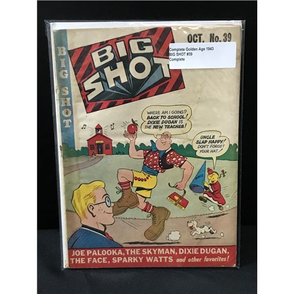 BIG SHOT #9 (1943) GOLDEN AGE COMICS