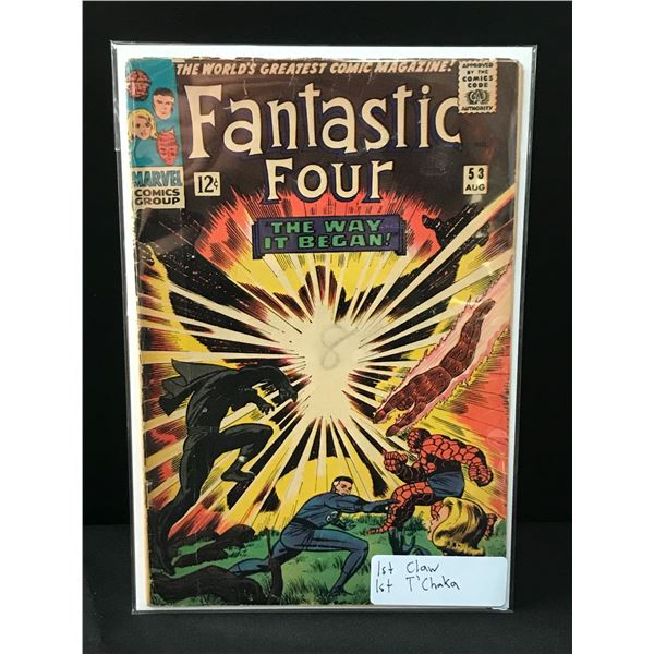 FANTASTIC FOUR #53 1ST CLAW & T'CHAKA - MARVEL COMICS
