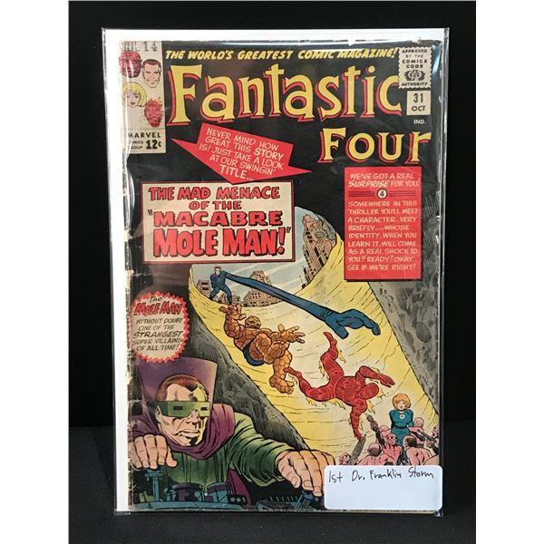 FANTASTIC FOUR #31 1ST DR FRANKLIN STORM - MARVEL COMICS