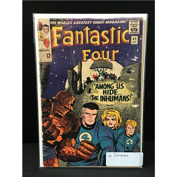 FANTASTIC FOUR NO.45 1ST INHUMANS - MARVEL COMICS