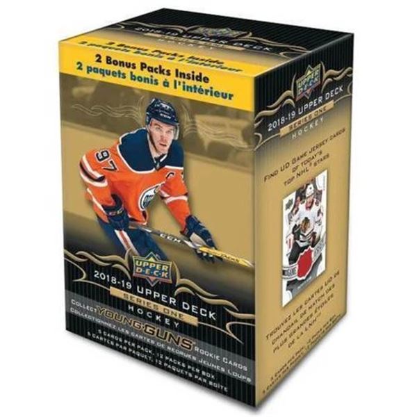 2018-19 UPPER DECK SERIES 1 NHL SEALED HOCKEY BLASTER BOX