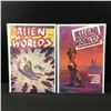 Image 1 : LOT OF 2 ALIEN WORLDS COMICS #1 & #3 - PC COMICS