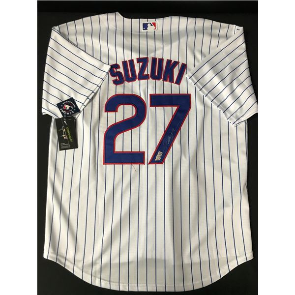 SEIYA SUZUKI SIGNED CHICAGO CUBS BASEBALL JERSEY - ACE COA